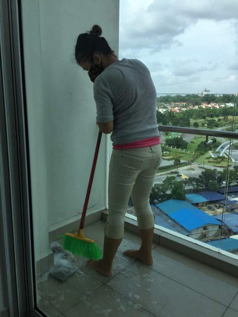Balcony Washing JB — cleaning service Johor Bahru JB by iCuciClean
